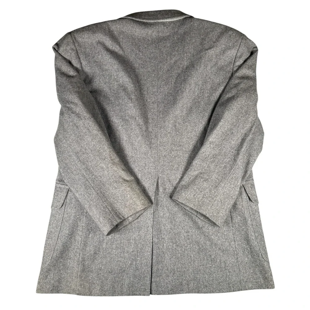 Pendleton Woolen Mills Gray 100% Virgin Wool Blazer Men's Size 44 Coat Jacket - Picture 6 of 8